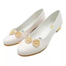 Zapato Princesa Niña Chabelo Zapatillas 82302-1-d Hueso