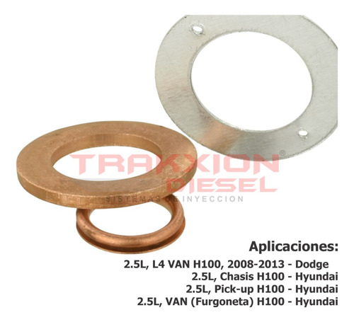 4 Kits De Gaskets Dph De Inyector Diesel Para H100 Hyundai Foto 4