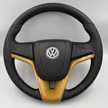 Volante Cruze Dourado Para Constellation Vw 24250 Ano 2011