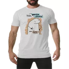 Camiseta Flork T-shirt Feminino Masculino Humor Frase Café