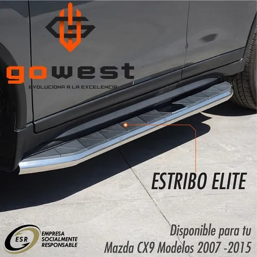 Estribo Go West Running Board Elite Mitsubishi Asx Suv 10-21 Foto 4