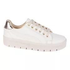 Tenis Casual Color Late Oro Fratello Para Mujer P-9000