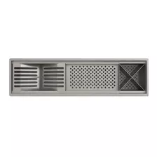 Calha Linear Umida Organizadora Louças Inox 70 Cm (77,5 Cm)