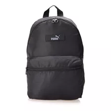 Mochila Masculina E Feminina Core Pop Preta Puma Cor Preto Desenho Do Tecido Liso