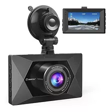 Crosstour Dash Cam 1080p Fhd Mini En La Cámara Del Tablero D