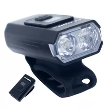 Farol Dianteiro Recarregável Led Usb Bicicleta Lanterna Bike