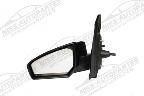 Espejo Manual Lado Conductor Sentra Se-r 2007-2012 Nissan Foto 3