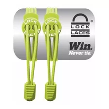 Cadarço Elastico Lock Laces Verde