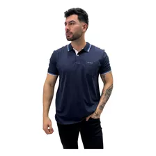 Camisa Polo Pierre Cardin Com Bolso Masculina