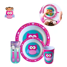 Kit Refeição Meus Melhores Amigos 05 Peças Conjunto Infantil