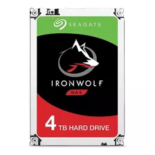 Hd Desktop Seagate Ironwolf 4tb Nas Sata 5400rpm St4000vn006