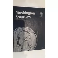 Álbum Vazio De Moedas Dólar Washington Quarters 1948 - 1964