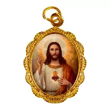 Medalha De Sagrado Coração De Jesus 50 Un