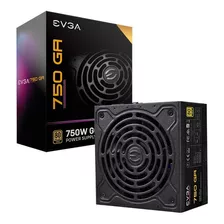 Fuente Evga 750 Ga Supernova 750w 80 Plus Gold Full Modular Color Negro