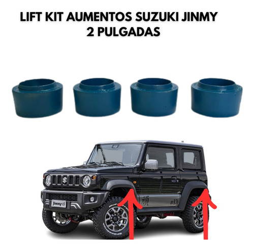 Lift Kit Delanteros Y Traseros Suzuki Jimny 2 Pulgadas  Foto 3