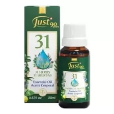 Oleo 31 Swiss Just 20ml Bienestar Físico Migrañas Aromatera