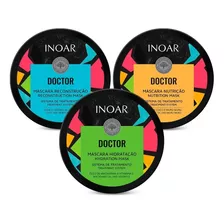 Kit Cronograma Capilar Doctor Inoar 3 Itens 250g