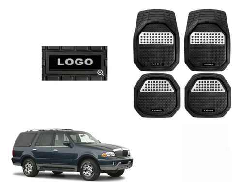 Foto de Tapetes 4pz Bandeja 3d Logo Lincoln Navigator 1998 - 2002