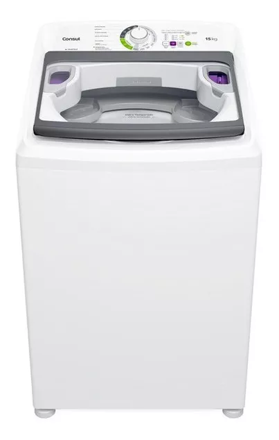Máquina De Lavar Automática Consul Cwh15a Branca 15kg 127 v