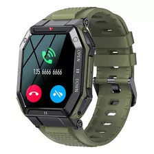 Reloj Inteligente Para Exteriores Con Llamadas Bluetooth Lok Color De La Correa Verde