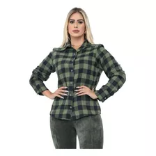 Camisa Feminina Xadrez Flanelada