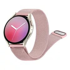 Malla Metalica Rosa Para Samsung Galaxy Watch Active 2