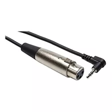 Hosa Xvm-110f Xlr3f A Ángulo Recto 3.5 Mm Trs Cable De Micró