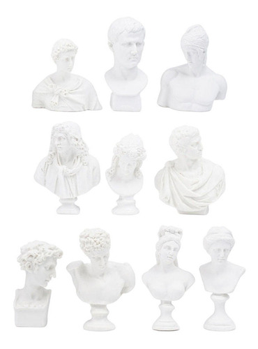 10 Unids/set De Estatua De Mitología Griega Escultura De Res