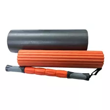 Rolo Foam 3 En 1 Con Stick Masajeador Rehabilitacion Masajes