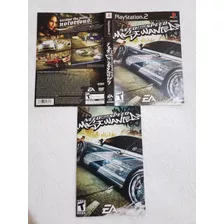 Need For Speed Mostwanted Ps2 Portada-manual.