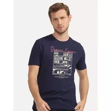 Camiseta Calvin Klein Sustainable Summer Essence Marinho