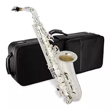 Jean Paul Usa As-400sp Saxofon Alto De Estudiante, Plata