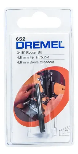 Dremel Accesorio Fresa 652 Cilíndrico 3/16 In