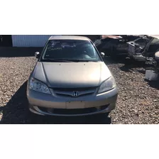 Sucata Honda Civic Lxl 1.7 130cvs Gasolina 2005 Rs Cai Peças