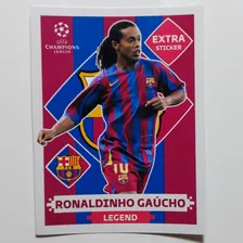 Figurinha Legend Personalizada Ronaldinho Gaúcho 2 Barcelona