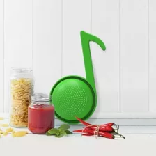 Colador Diseño Nota Musical De Cocina Plastico Escurridor