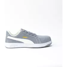 Tenis De Seguridad Puma P944 Mujer Gris Antiestático