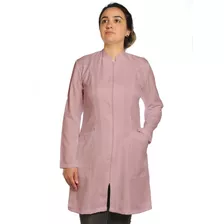 Jaleco Feminino Gola Padre Com Zíper Gabardine Premium