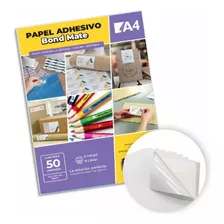 Sticker - Papel Autoadhesivo A4 Para Imprimir - Pack 50