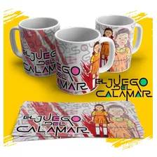 Kit Tazas Juego Del Calamar Imprimible