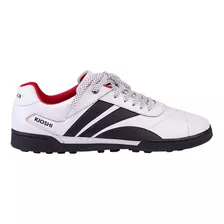 Botines De Futbol Kioshi Sakka 86 Blanco Rojo Eg