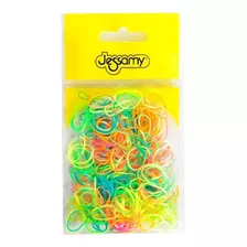 Gomitas Silicona Elásticas De Colores Jessamy X 250 Unidades