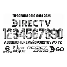 Tipografia Logos Colo Colo 2024