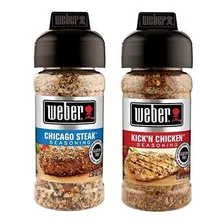 Weber Condimento Variedad 2 Flavor Paquete 2,5 Onza (chicago