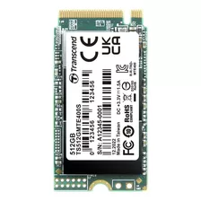 Transcend Ts512gmte400s 512gb Nvme M.2 Pcie Gen3x4 1.654 In 