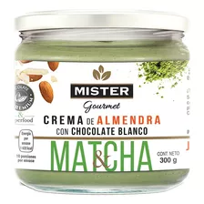 Crema Cacahuate Almendra Chocolate Bco Matcha Mister 300 G