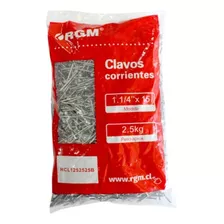Clavos Corrientes 1 1/4x2.5kg Rgm