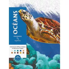 Libro Para Colorear Con Números Oceans Anillado 