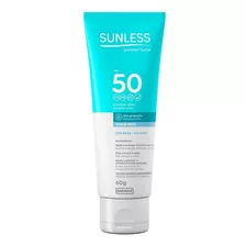Protetor Solar Facial Fps50 Sunless Toque Seco Farmax 60g