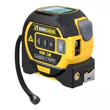 Trena Digital Eletrônica A Laser 40mt Com Fita De 5mt